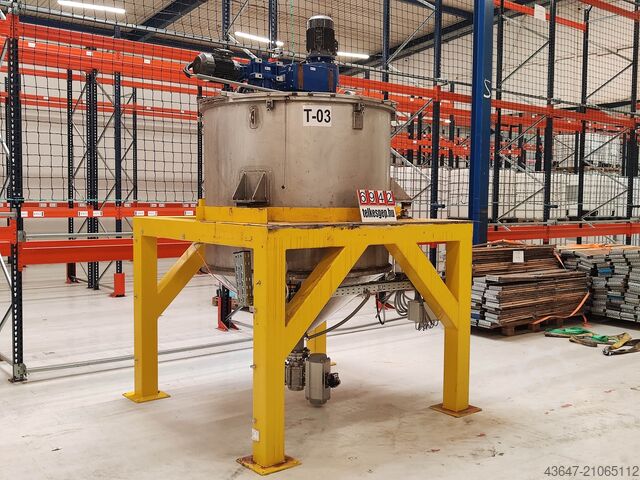 Mixer tank, chemical Mixer 2000 L Chemplex T250