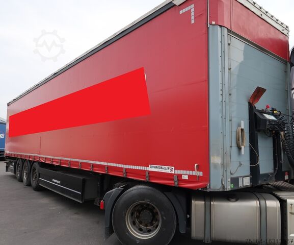 Auflieger mit Pritsche & Plane Schwarzmüller J-Serie