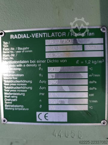  Patronenfilter-Impulsfilter PPVT 156/33-9