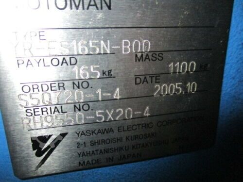  Yaskawa Motoman i ES165N NX100
