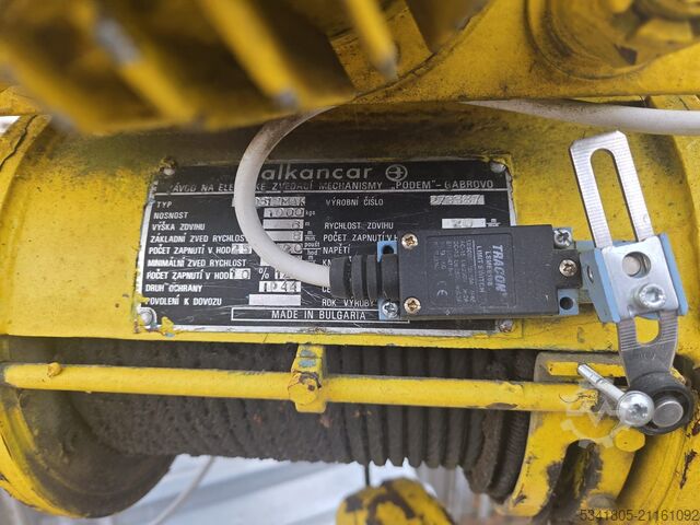 Grue à flèche BALCANCAR Plneotočný žeriav na hmotnosť 1000kg