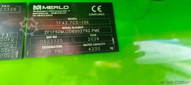 Άκαμπτος τηλεχειριστής Merlo TF 42.7 CS-136