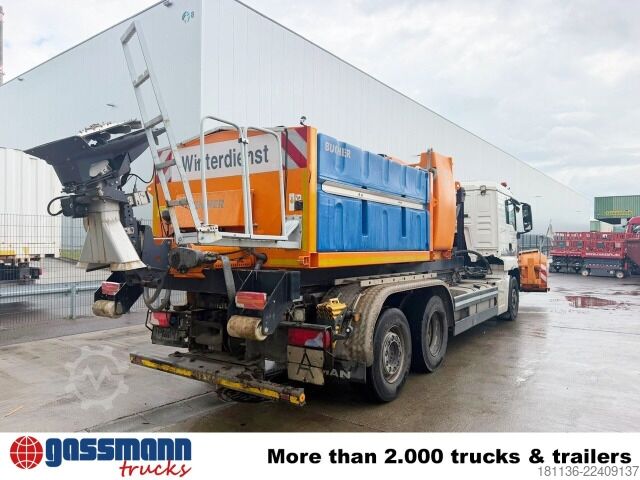 Hákový nosič kontejnerů MAN TGS 26.460 6x4H-4 BL, HydroDrive, Lenk-/Lift,
