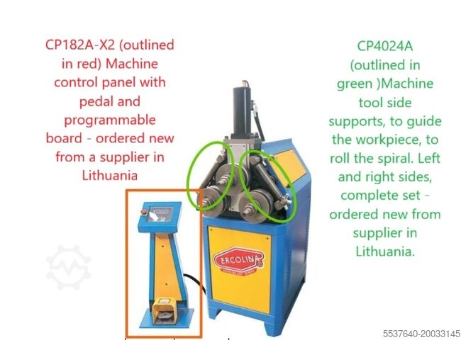 Giętarka do rur ERCOLINA Eco 50 V1t