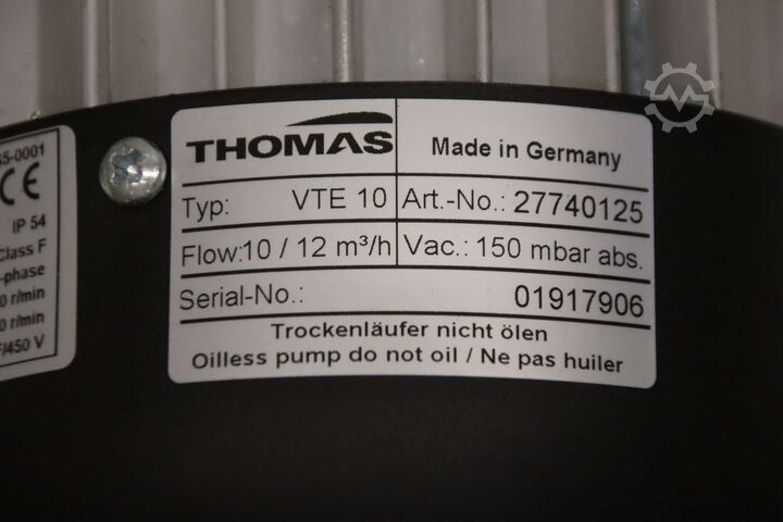 Pompă de vid Thomas VTE 10  27740125