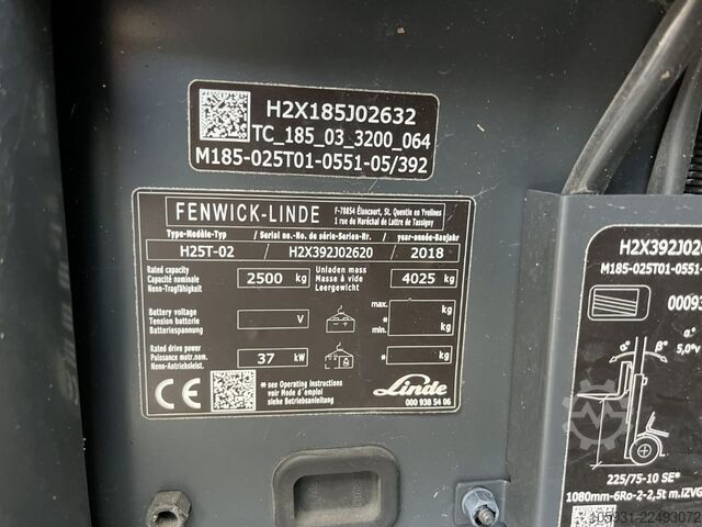 LPG targoncák Linde H25T-02