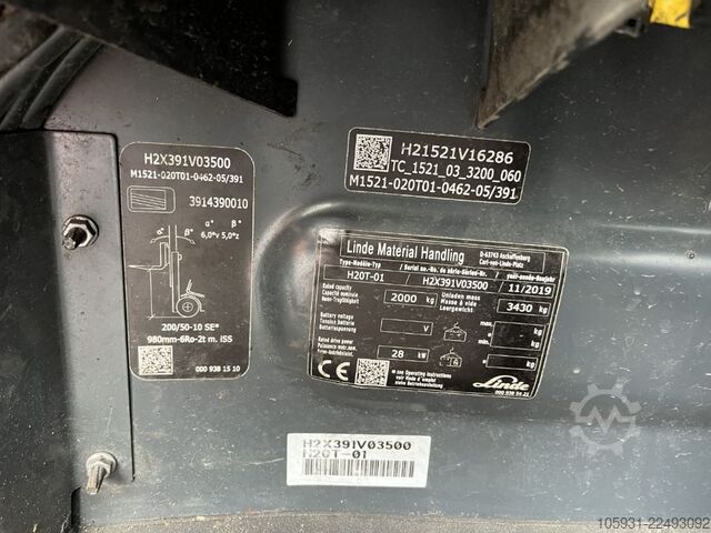 LPG targoncák Linde H20T-01