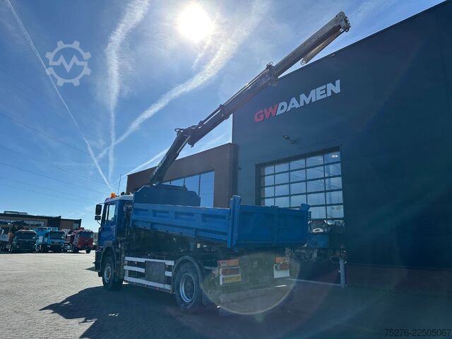 3-sided tipper MAN 19.364 F2000 4x4 Tipper/Crane