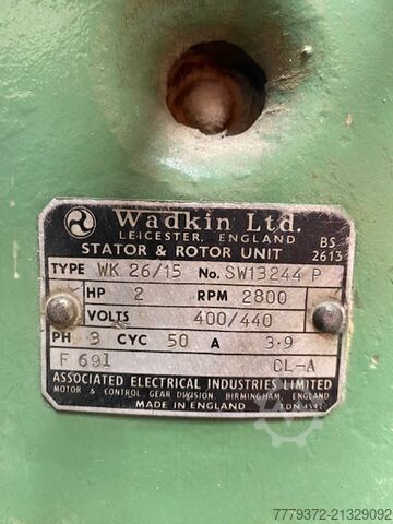 Divpusēja tapu mašīna Wadkin EKA 1732