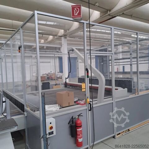 Máquina de corte de tecidos Trotec inkl. JQS Querimat, Sigama C-13 SP 4000, Vent Set SP 3000, Querimat QSV