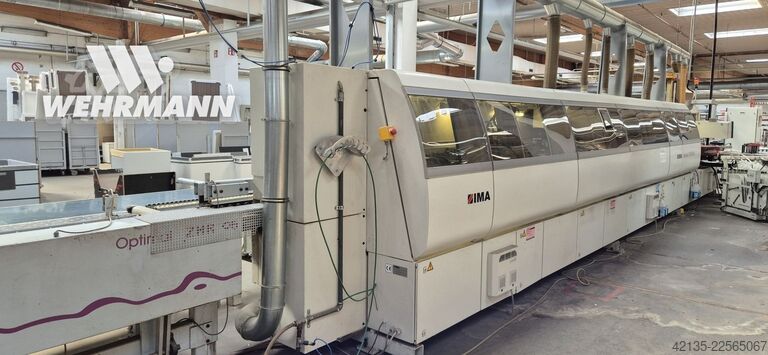 Vienpusējā malu aplīmēšanas iekārta IMA Novimat Systems/I/R75/1000 (2005) IMA Novimat Systems/I/R75/1000