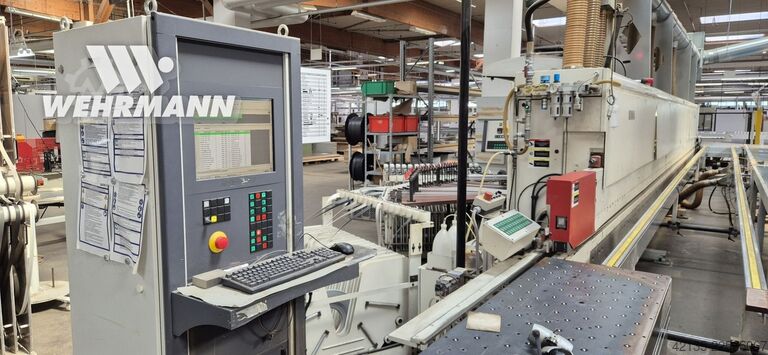 Vienpusējā malu aplīmēšanas iekārta IMA Novimat Systems/I/R75/1000 (2005) IMA Novimat Systems/I/R75/1000