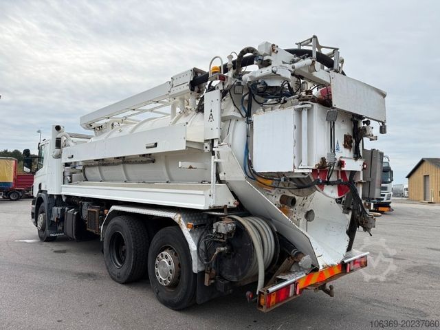 Цистерна камион за вакуум SCANIA P380 LB 6x24 Hvidtved Larsen FlexLine 310