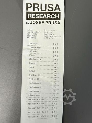 Marcador de posición Prusa XL