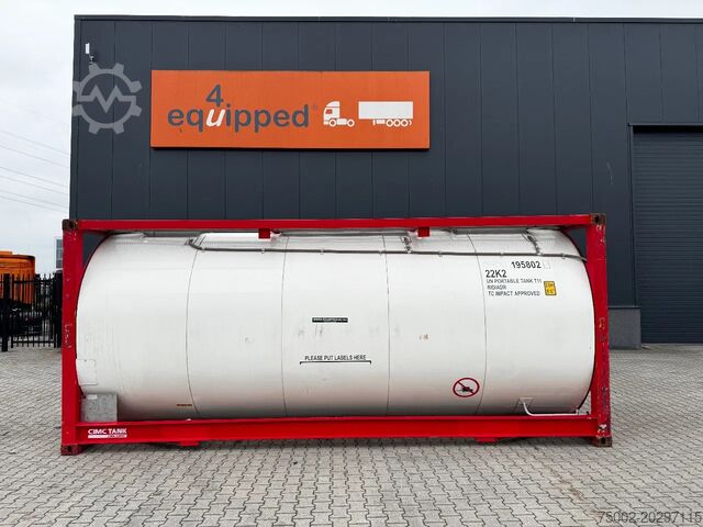 Tankbeholder Welfit Oddy 20FT ISO, 24.990L / 1-COMP / 3 BAFFELS / T11 / ...