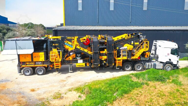Breekinstallatie/mobiele breekinstallatie FABO Mobile Crushing Plant Mobile Impact Crusher PRO-90