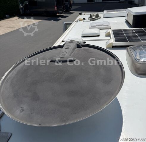 Halvintegrerad husbil ETRUSCO V 6.6SB,Stanklima,Wechselrichter.,Solar, AHK, TV