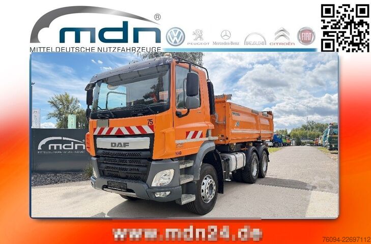 Трьохсторонній самоскид DAF CF 460 6x4 MEILLER Kipper Bordmatik AHK