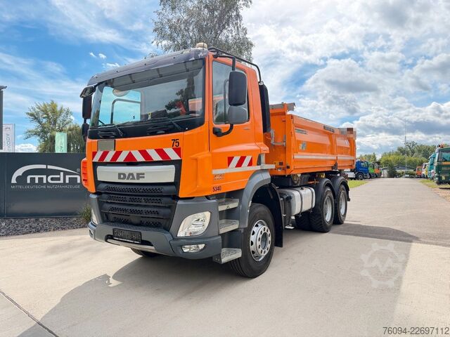 Трьохсторонній самоскид DAF CF 460 6x4 MEILLER Kipper Bordmatik AHK