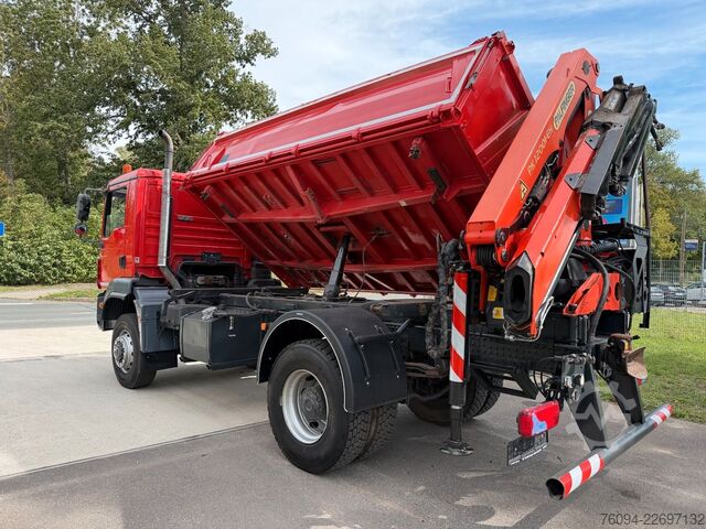 Саміоскид MAN TGM 18.290 4x4 Kipper KRAN 14m FUNK AHK