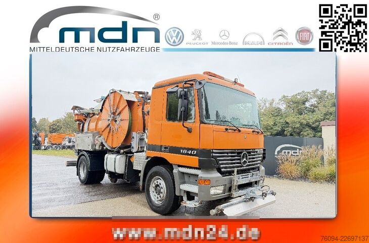 Вакуумний автоцистерна MERCEDES-BENZ Actros 1840 Kaiser Saug-Druck Kombi 2-WEGE