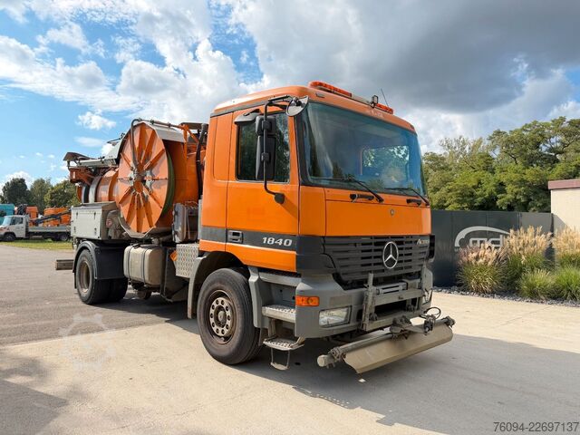 Вакуумний автоцистерна MERCEDES-BENZ Actros 1840 Kaiser Saug-Druck Kombi 2-WEGE