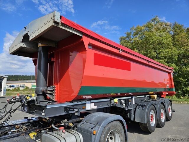 Semi-remorque benne LANGENDORF SKS-HS 24/30 Stahlrundmulde