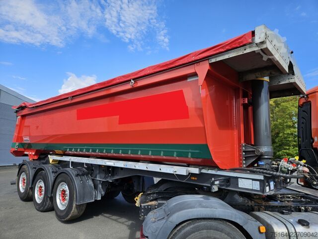 Semi-remorque benne LANGENDORF SKS-HS 24/30 Stahlrundmulde