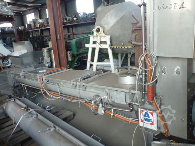 Conveyor Pendingin Twin Screw Bekas oleh AMF model HDS 250 x 3500 AMF HDS 250 x 3500