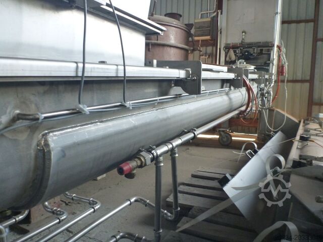 Conveyor Pendingin Twin Screw Bekas oleh AMF model HDS 250 x 3500 AMF HDS 250 x 3500