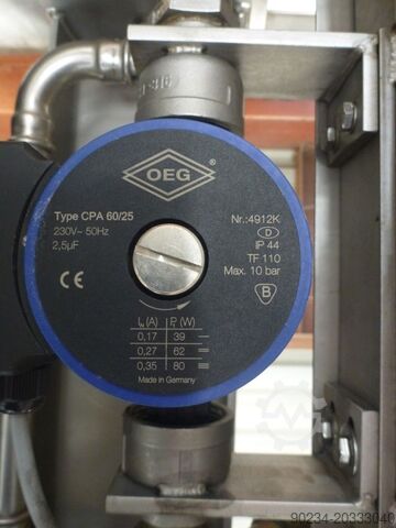 Conveyor Pendingin Twin Screw Bekas oleh AMF model HDS 250 x 3500 AMF HDS 250 x 3500
