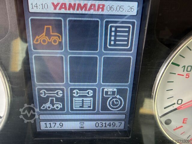 รถตักล้อยาง YANMAR V70S Schwenklader / 2017 BJ / Schaufel + Gabel