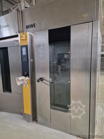 Horno rotativo de panadería con carro Miwe ROLL IN 6080