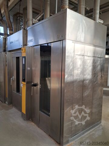 Horno rotativo de panadería con carro Miwe ROLL IN 6080