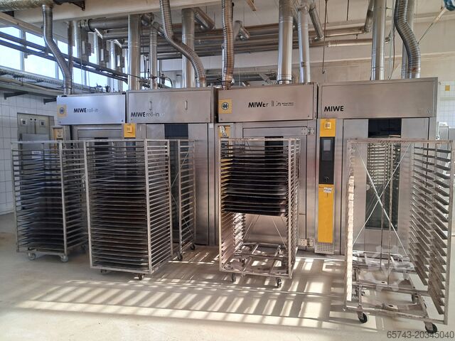 Horno rotativo de panadería con carro Miwe ROLL IN 6080