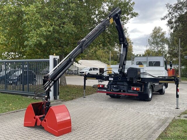 شاحنة قلابة ثلاثية الجوانب mercedes-benz Atego 1224 Dreiseitenkipper Kran Greifer *Klima*