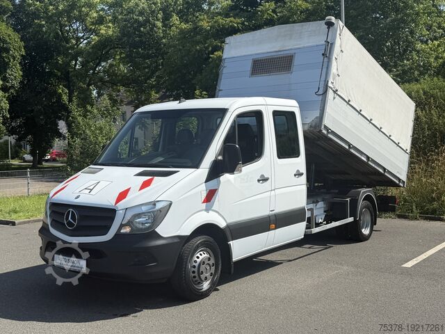 Транспортер с самосвалом Mercedes-Benz Sprinter 516 CDI Kipper DoKa 1.Hand+Klim