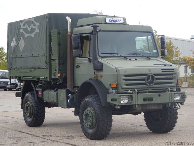 LKW mit Pritsche & Plane UNIMOG U 5000 Pritsche Plane 218PS Autm. 4x4