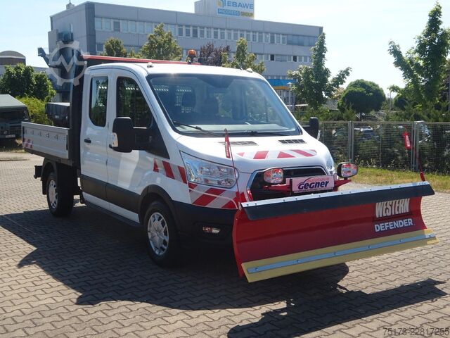 Transporter mit Kipper FORD Transit Doka Kipper 350 L2 4x4 Winterdienst
