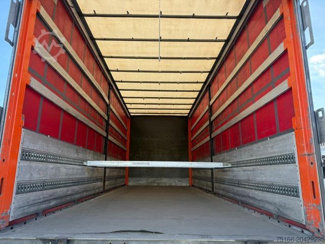 Kamion me platformë dhe tendë MERCEDES-BENZ ACTROS 2545 L Pritsche/Plane 7,10 m LBW 2 T*ADR