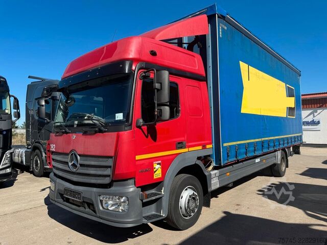 Tenteli düz yataklı kamyon MERCEDES-BENZ ATEGO 1530**HOCHDACH*2 X LIEGE*KLIMA*2,95 H