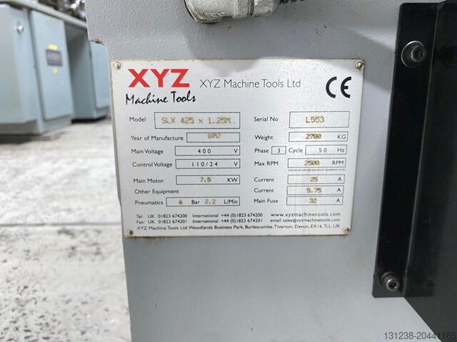 CNC komputer XYZ Machine Tools Proturn SLX425 x 1250