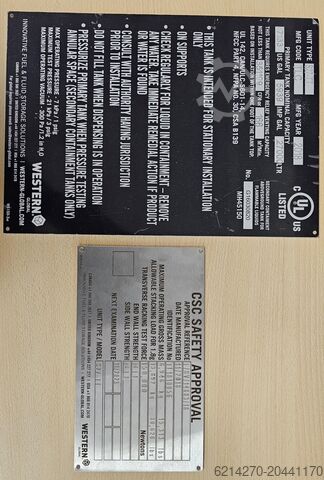 Kontena tangki | Tangki diesel Western Global S27