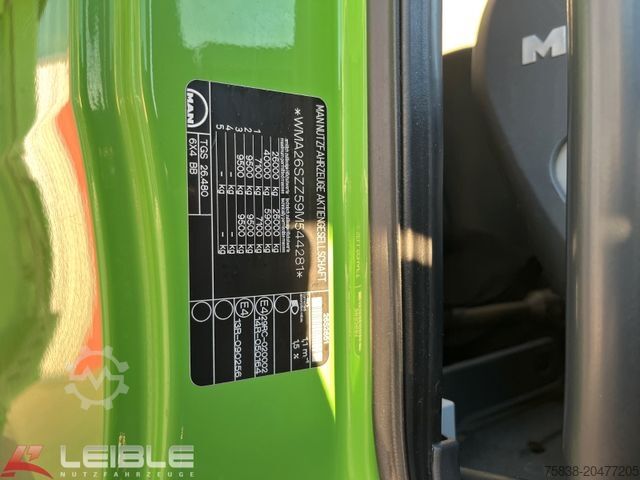 Kamion vetësbërëshkues MAN TGS 26.480 6x4BB*Bordmatik*Retarder*elekt. Plane