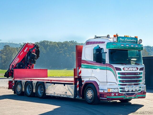 Grúa montada en camión SCANIA G450 Platform 6,40 m FASSI F365 RA.2.26 + Funk