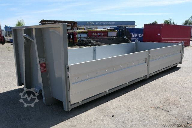 Крюковой мусоровоз  alga, Zurrösen, Pendelklappe, Bordwände,Pritsche