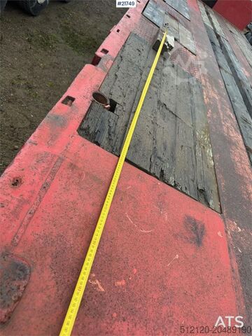 Düşük yükleyici Damm 3SD335 3 axle machine trolley