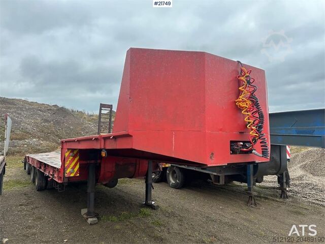 Düşük yükleyici Damm 3SD335 3 axle machine trolley