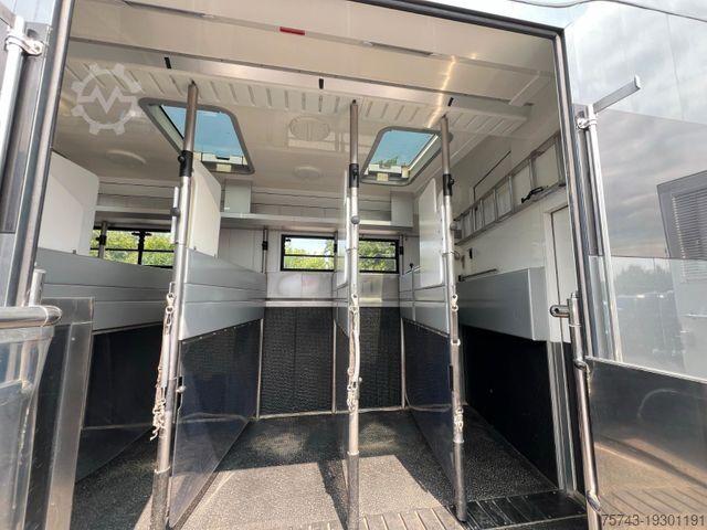 Camião para gado MERCEDES-BENZ Actros 2640 STX Pop-Out, 6 Pferde mit 3 Pferdean