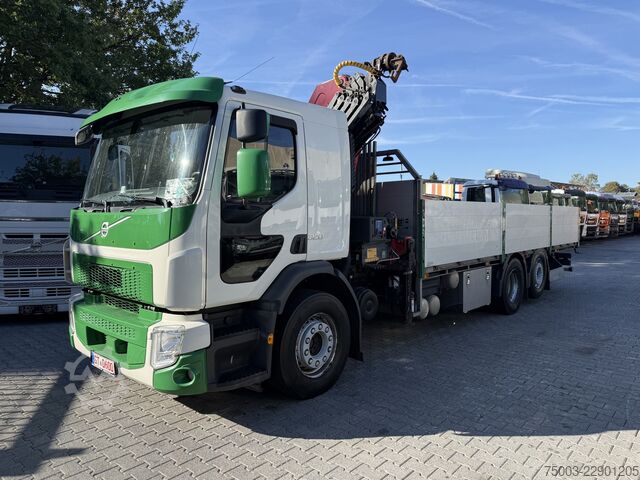 Кран, змонтований на вантажівці Volvo FE320 6X2 HMF 1620 K5 bis 18.50 Meter